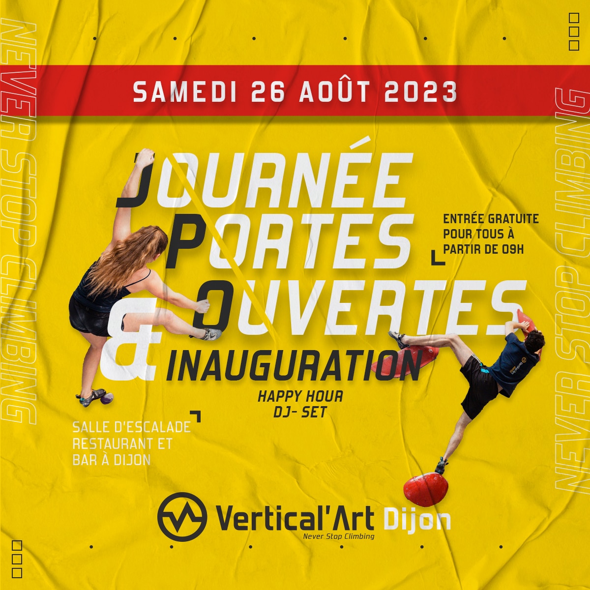 Inauguration de Vertical'Art Dijon reportée au samedi 26 août