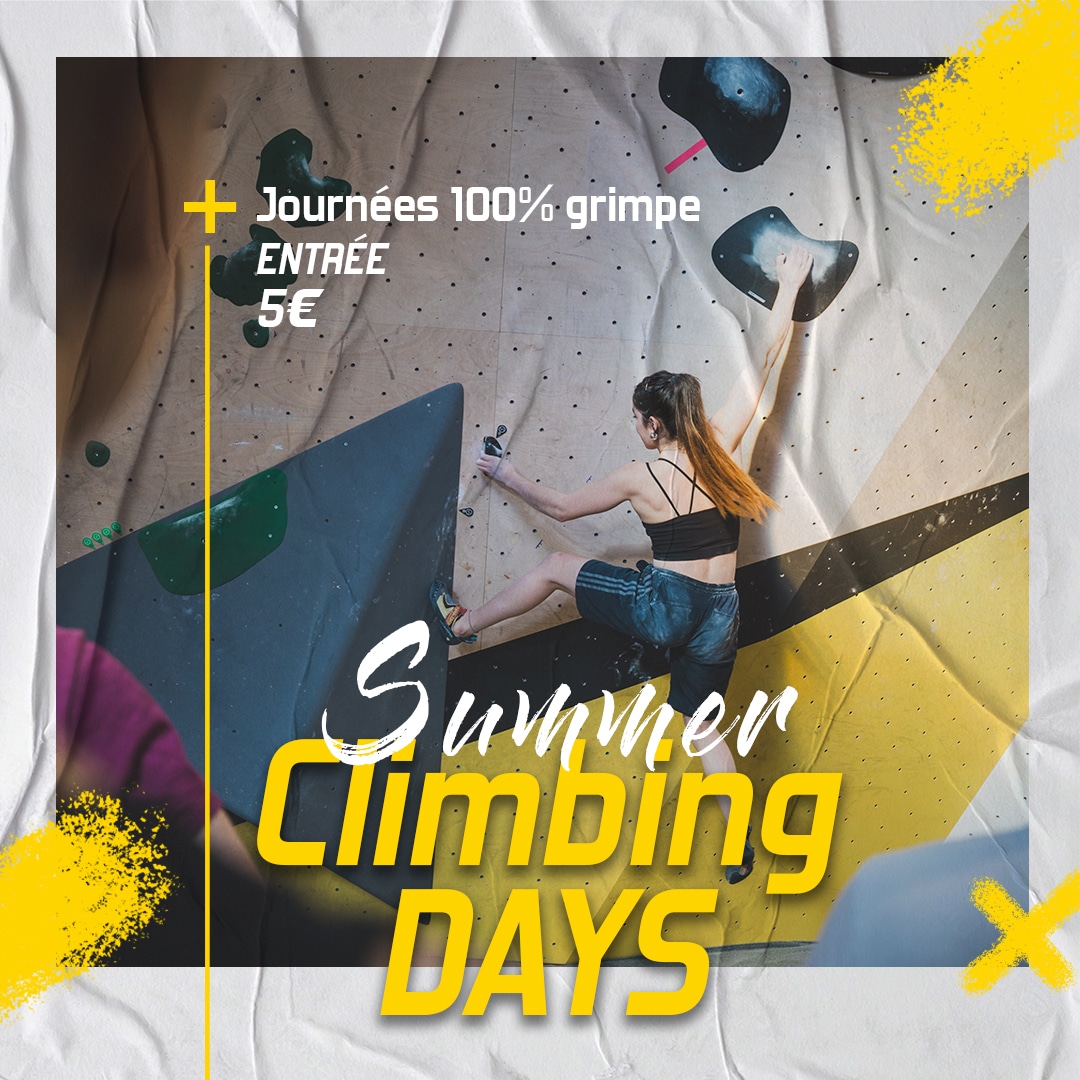 Summer Climbing Days à Vertical’Art Dijon, escalade à 5€ pour tous en juillet 2024